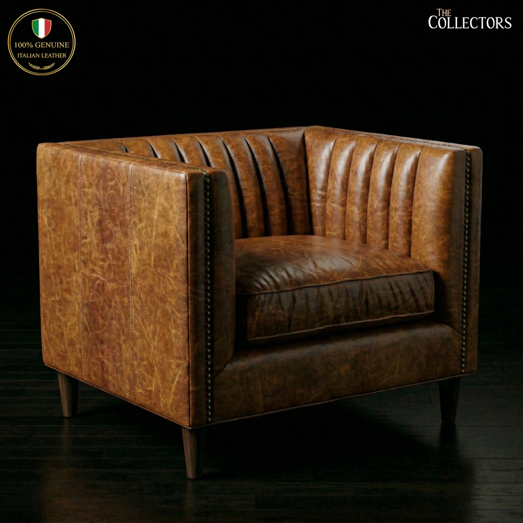 The Torino Channel-Back Salon Sofa