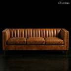 The Torino Channel-Back Salon Sofa