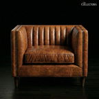 The Torino Channel-Back Salon Sofa