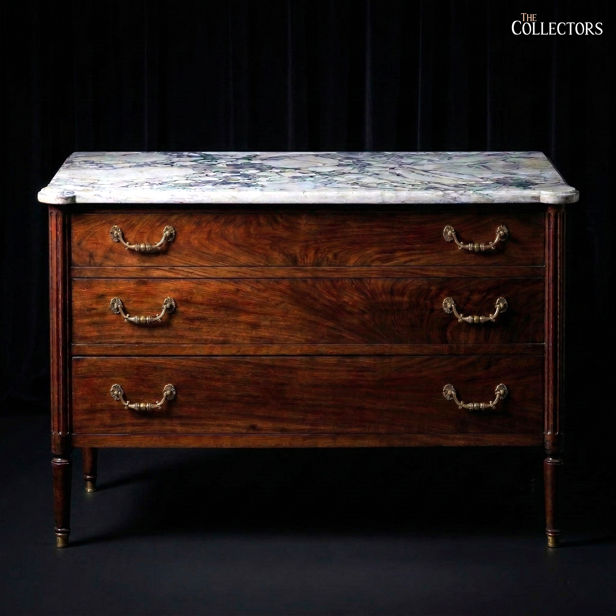 The Trocadéro Neoclassical Marble-Top Chest