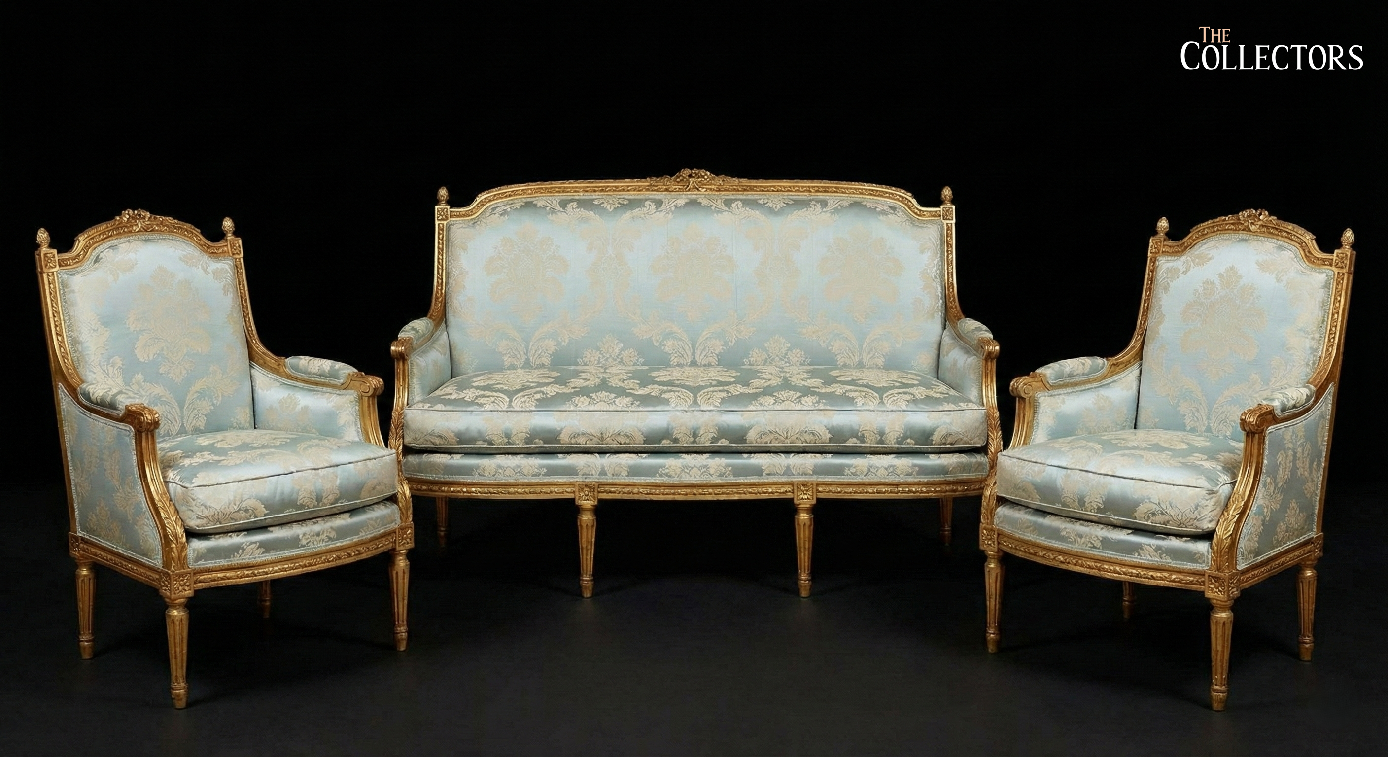 The Versailles Bleu Salon Ensemble