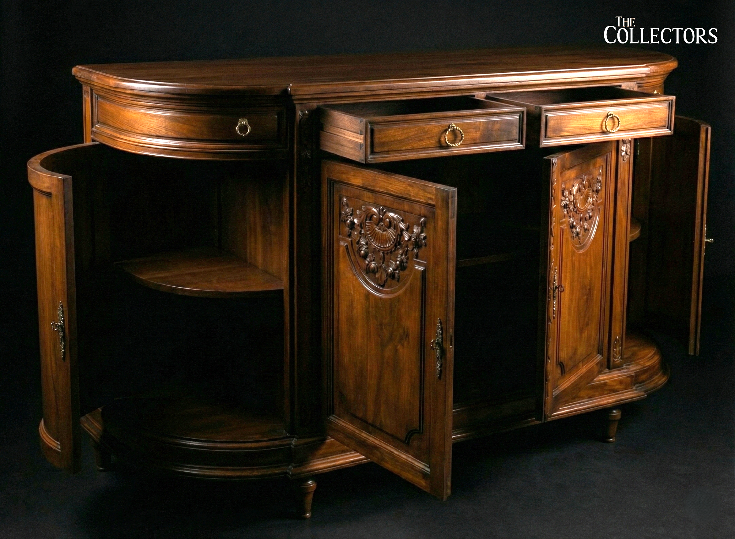 The Versailles Laurel-Shell Banquet Sideboard