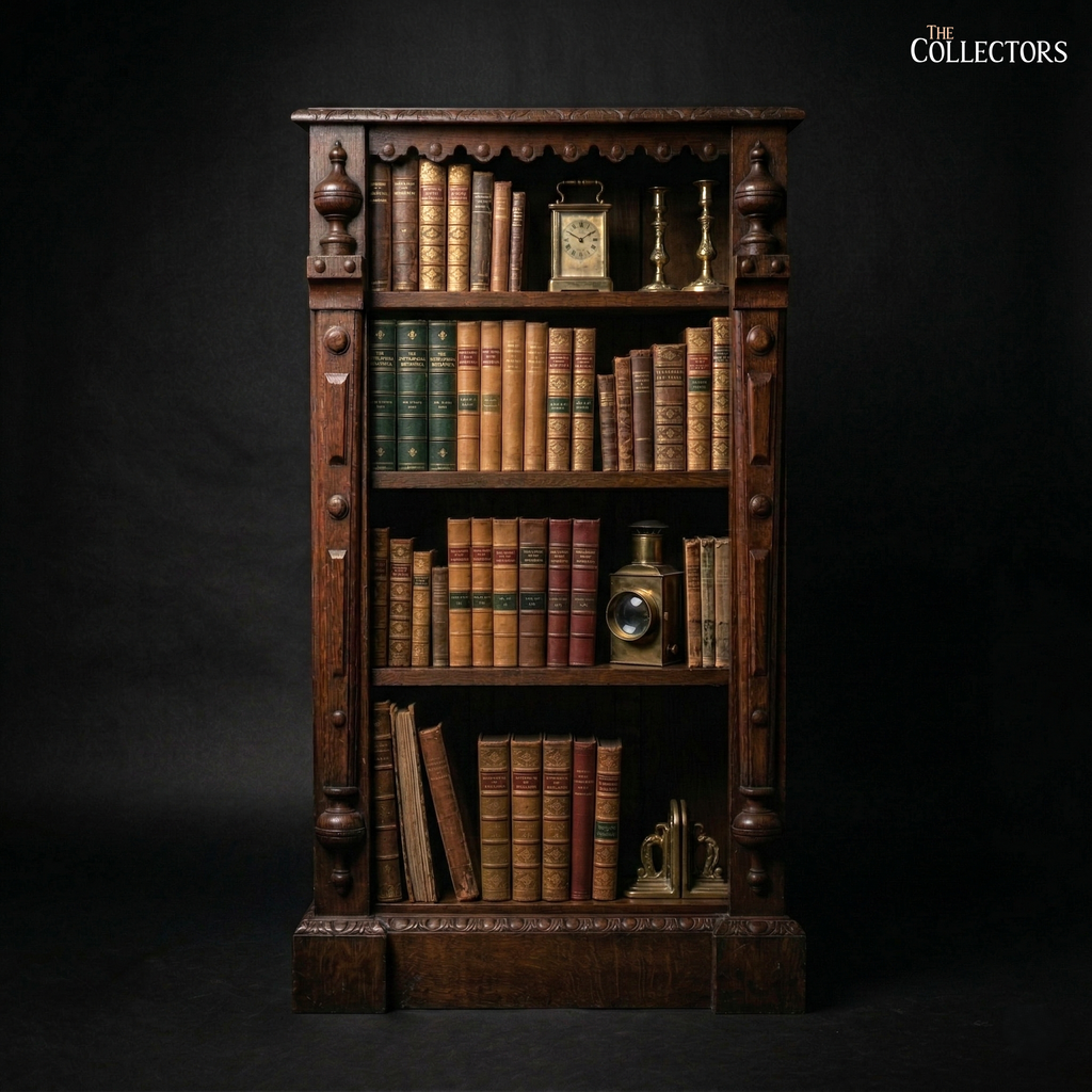 The Victorian Gothic Revival Library Bookcase