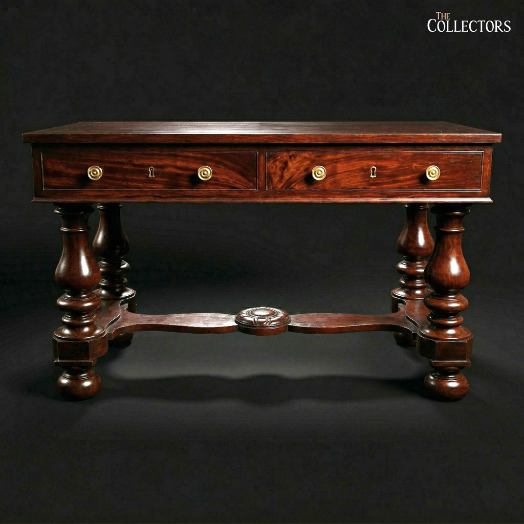 The Victorian London William & Mary Revival Desk