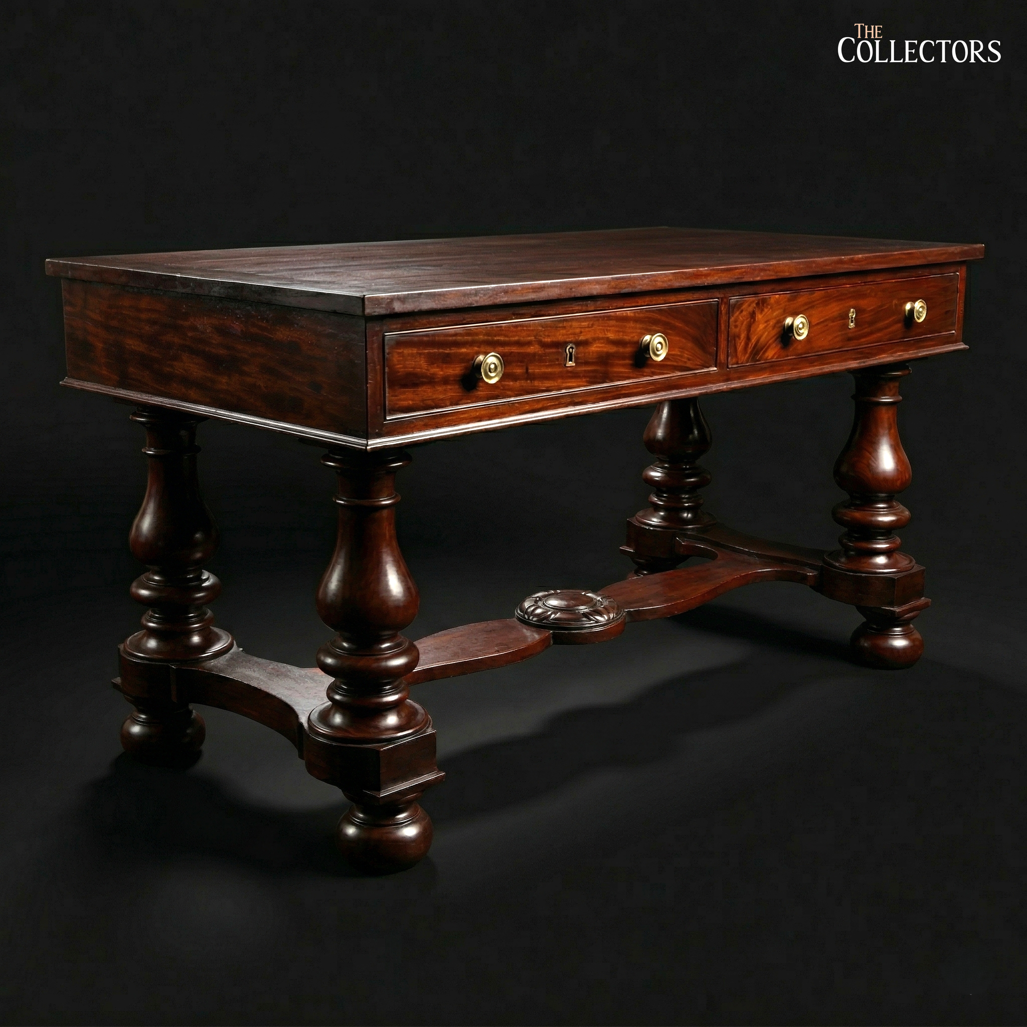 The Victorian London William & Mary Revival Desk