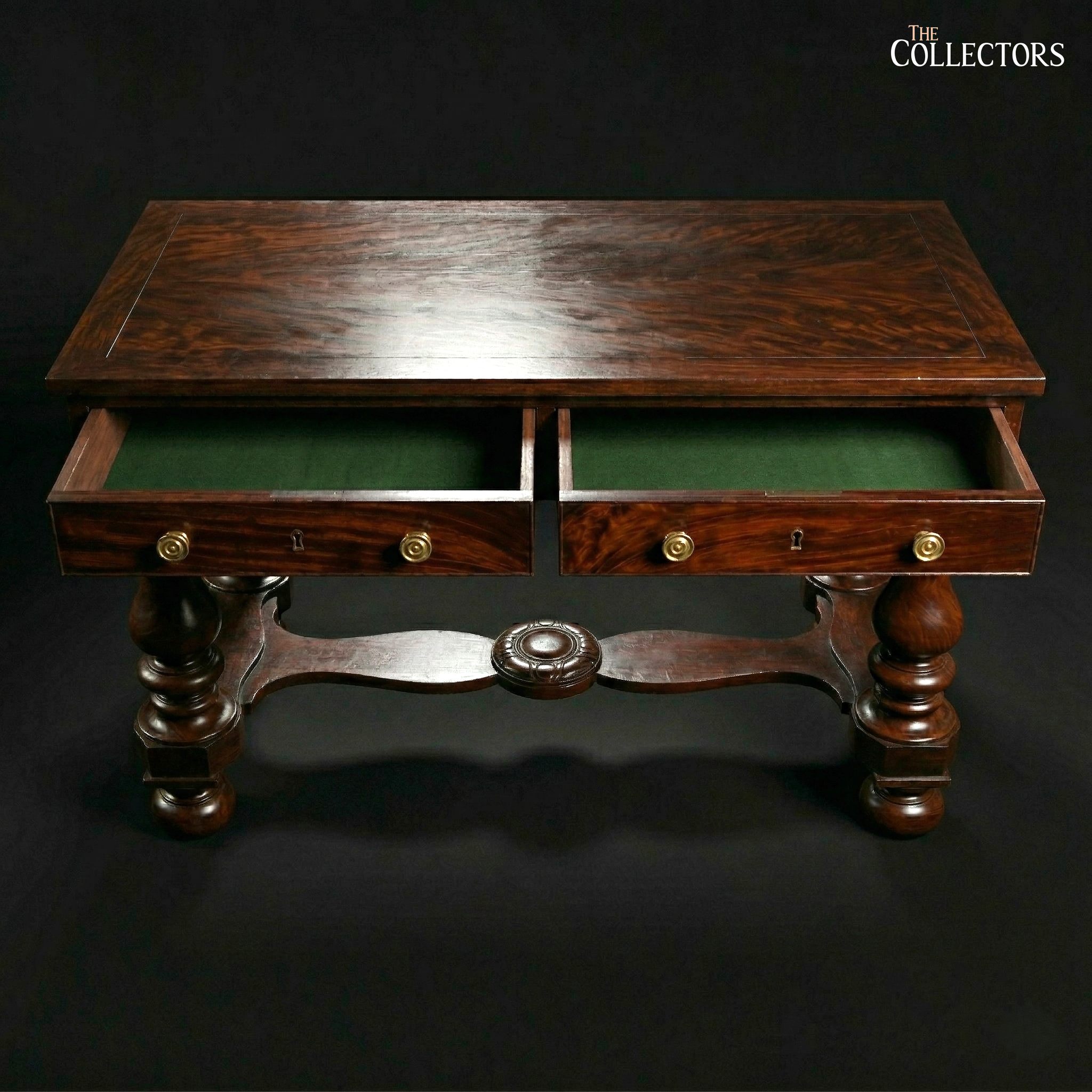 The Victorian London William & Mary Revival Desk