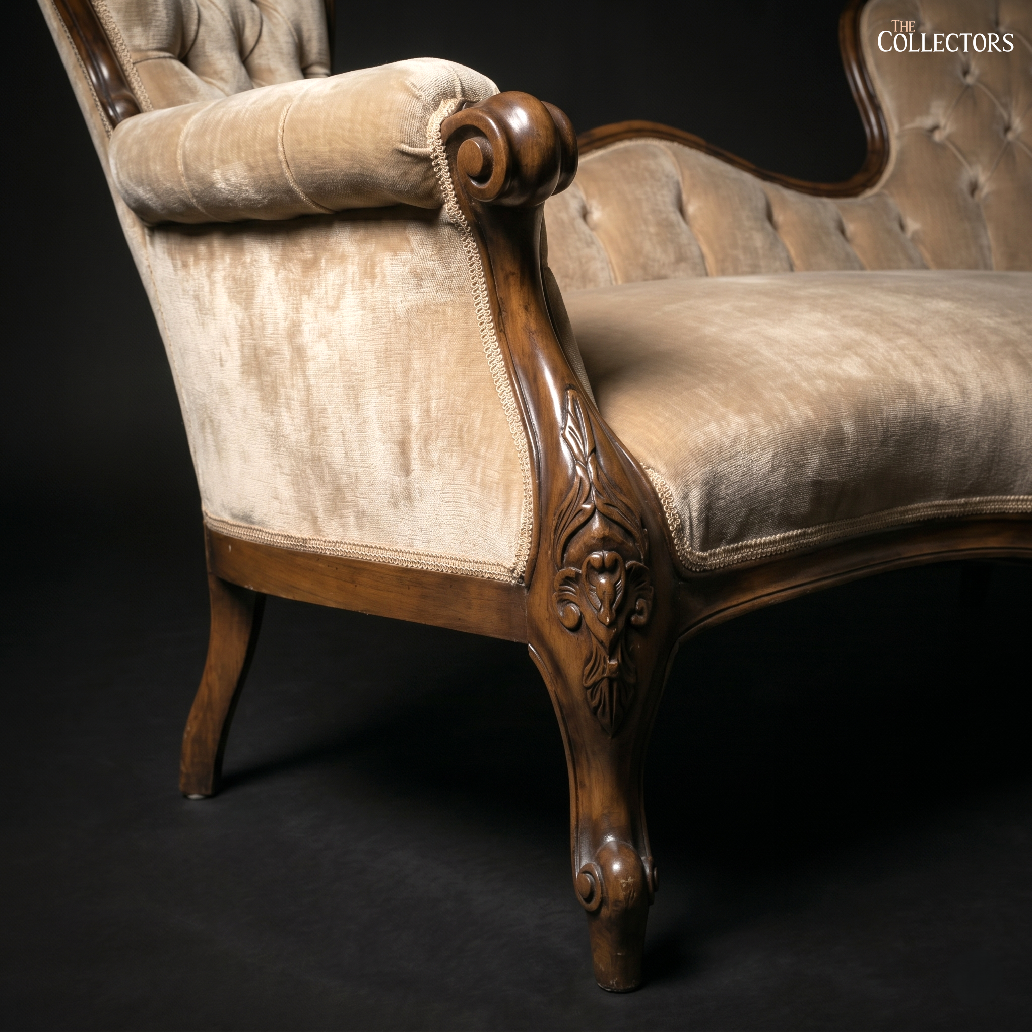 The Victorian Rococo Revival Double-Back Settee