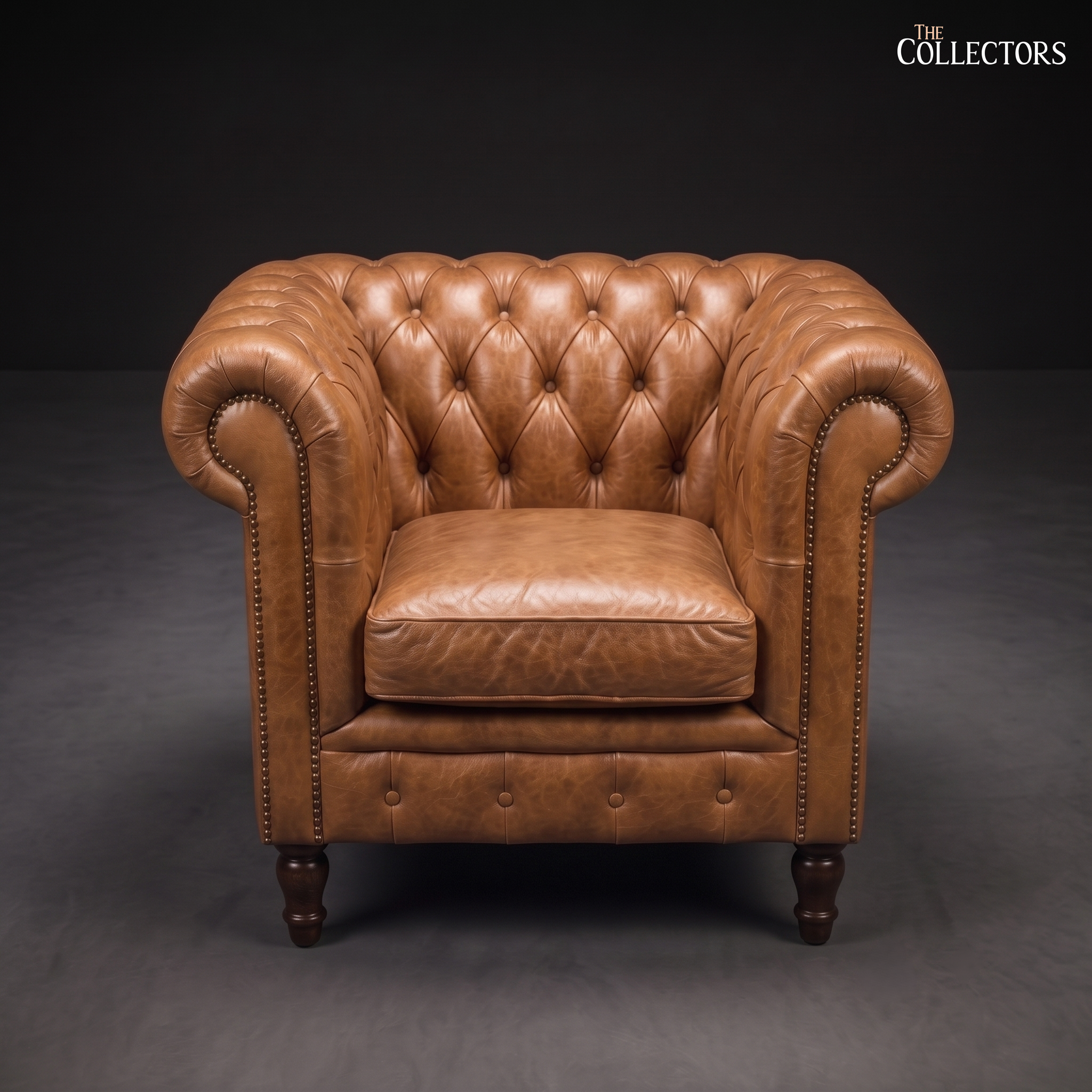 The Westminster Gentleman’s Chesterfield Single Seater Leather Sofa