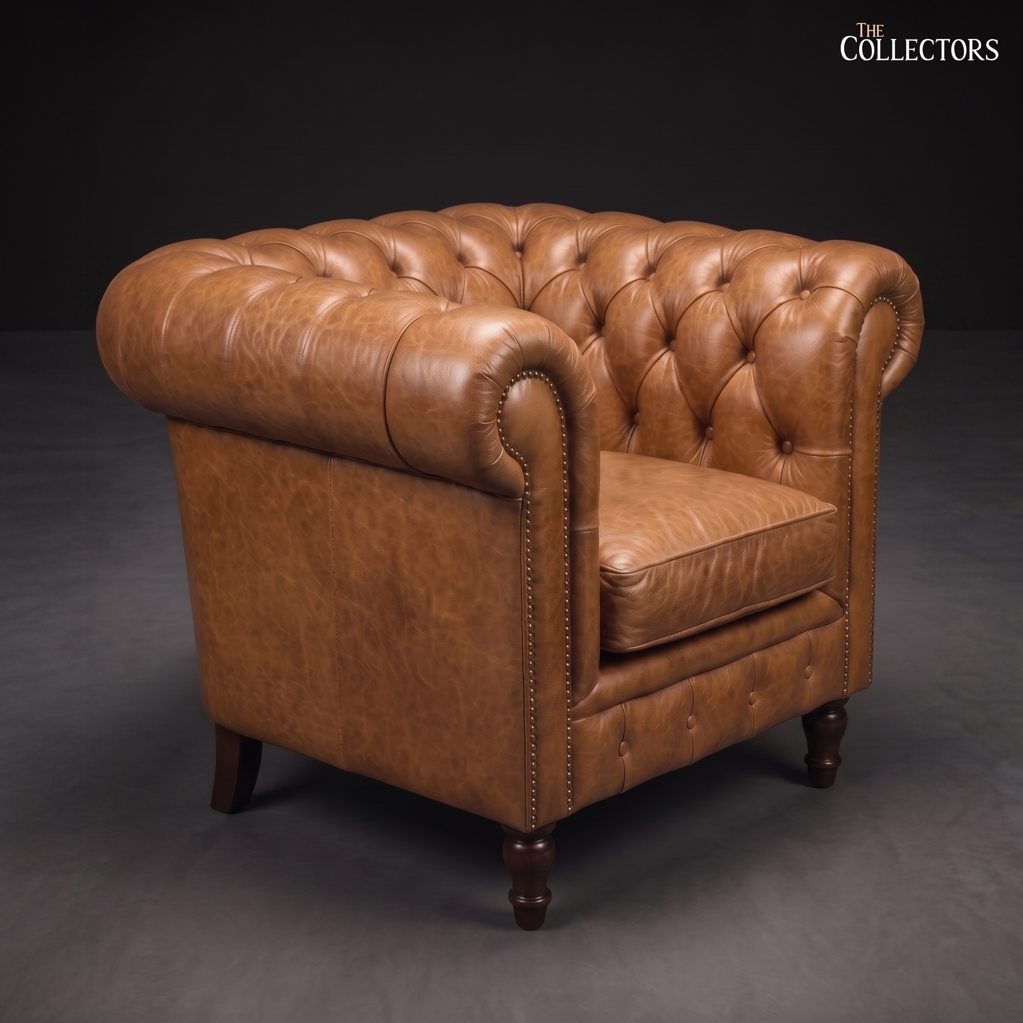 The Westminster Gentleman’s Chesterfield Single Seater Leather Sofa