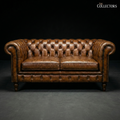 The Westminster Gentleman’s Chesterfield Two Seater Leather Sofa