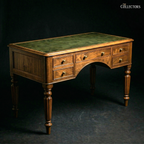 The Bristol Kneehole Leather-Top Desk