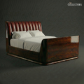The Miami Streamline Moderne Leather Bed
