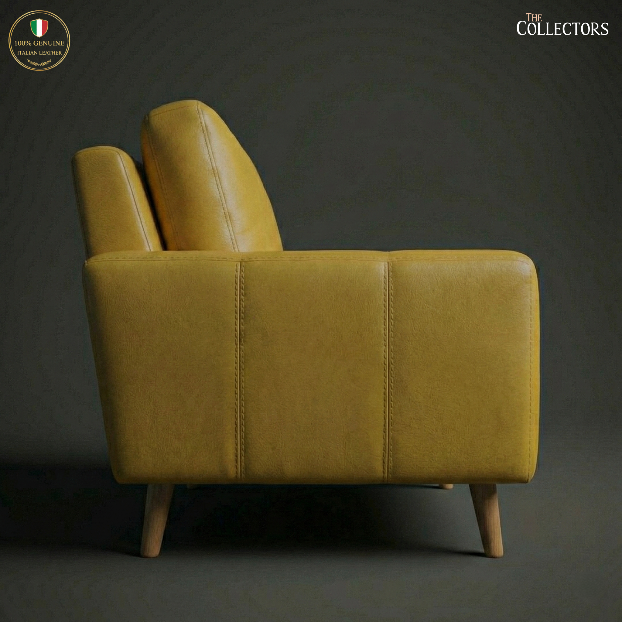 Tribeca Loft Modernist Leather Lounge Sofa