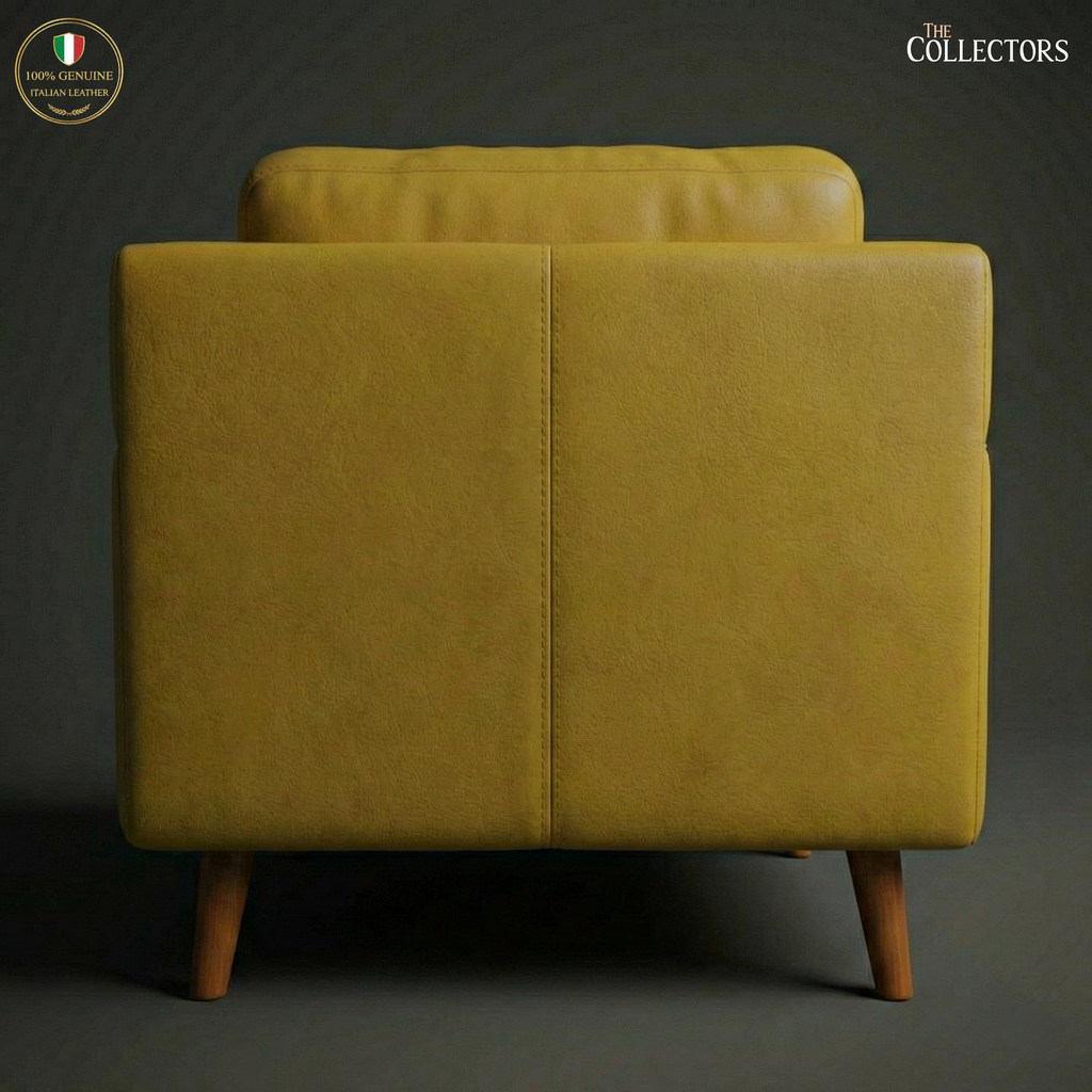 Tribeca Loft Modernist Leather Lounge Sofa