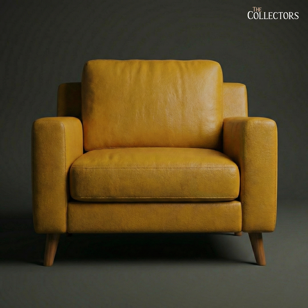 Tribeca Loft Modernist Leather Lounge Sofa