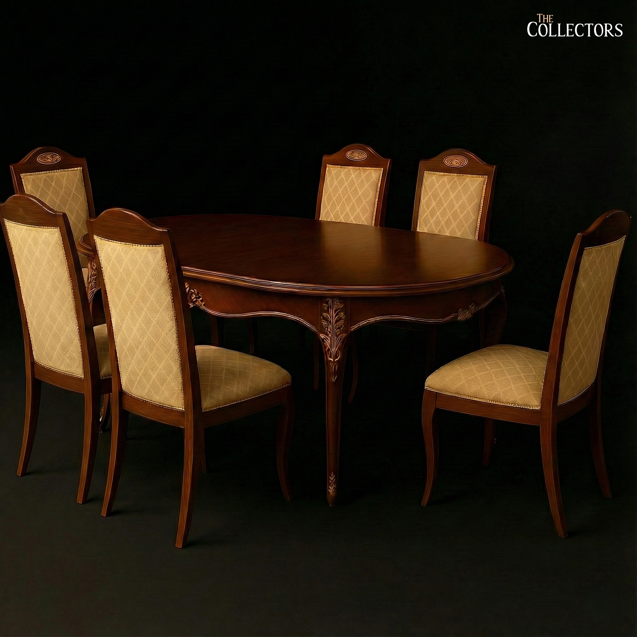 Whispers of the Petit Trianon: A Rococo Dining Ensemble